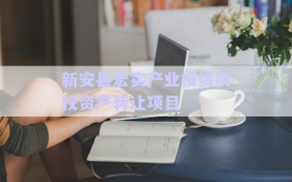 新安縣宏實產(chǎn)業(yè)投資債權(quán)資產(chǎn)轉(zhuǎn)讓項目